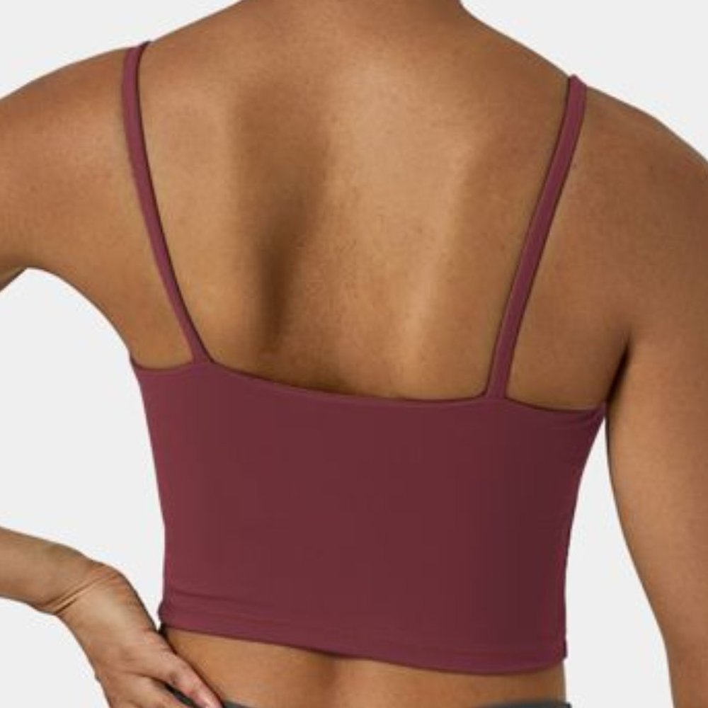 Halara Basic Padded Workout Cropped Tank Top NWT Medium